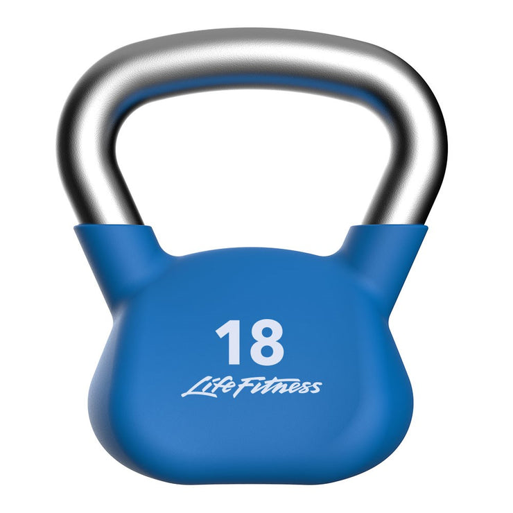 Life Fitness Studio Kettlebells - 18 lbs, blue
