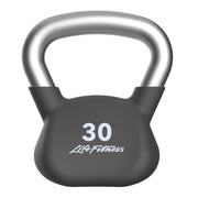 Life Fitness Studio Kettlebells - 30 lbs, gray