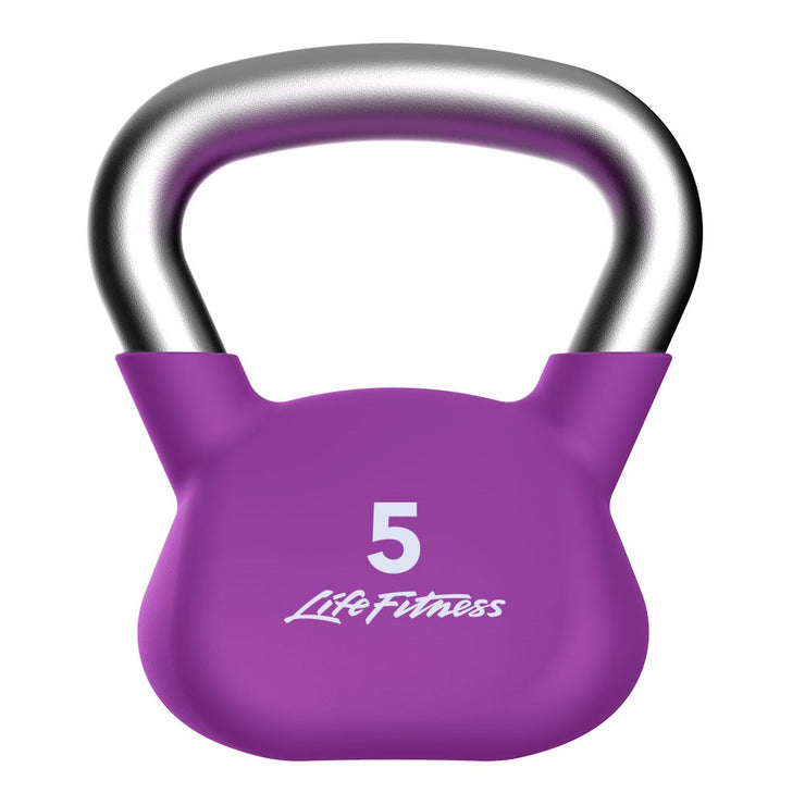 Life Fitness Studio Kettlebells - 5 lb, purple