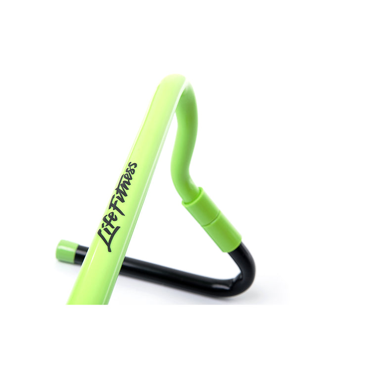 Life Fitness Hurdle - closeup, lime green