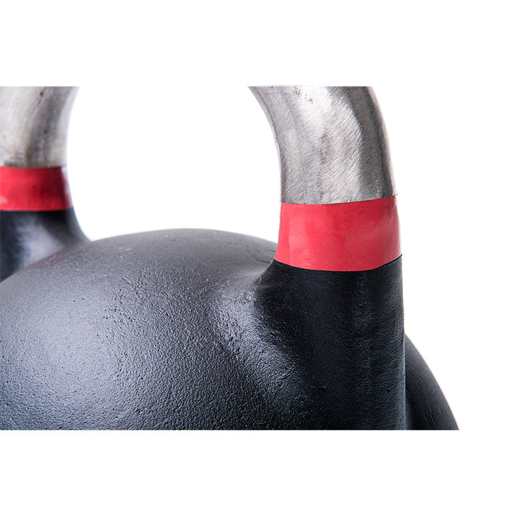 Detailed of brushing on Competition Kettlebells