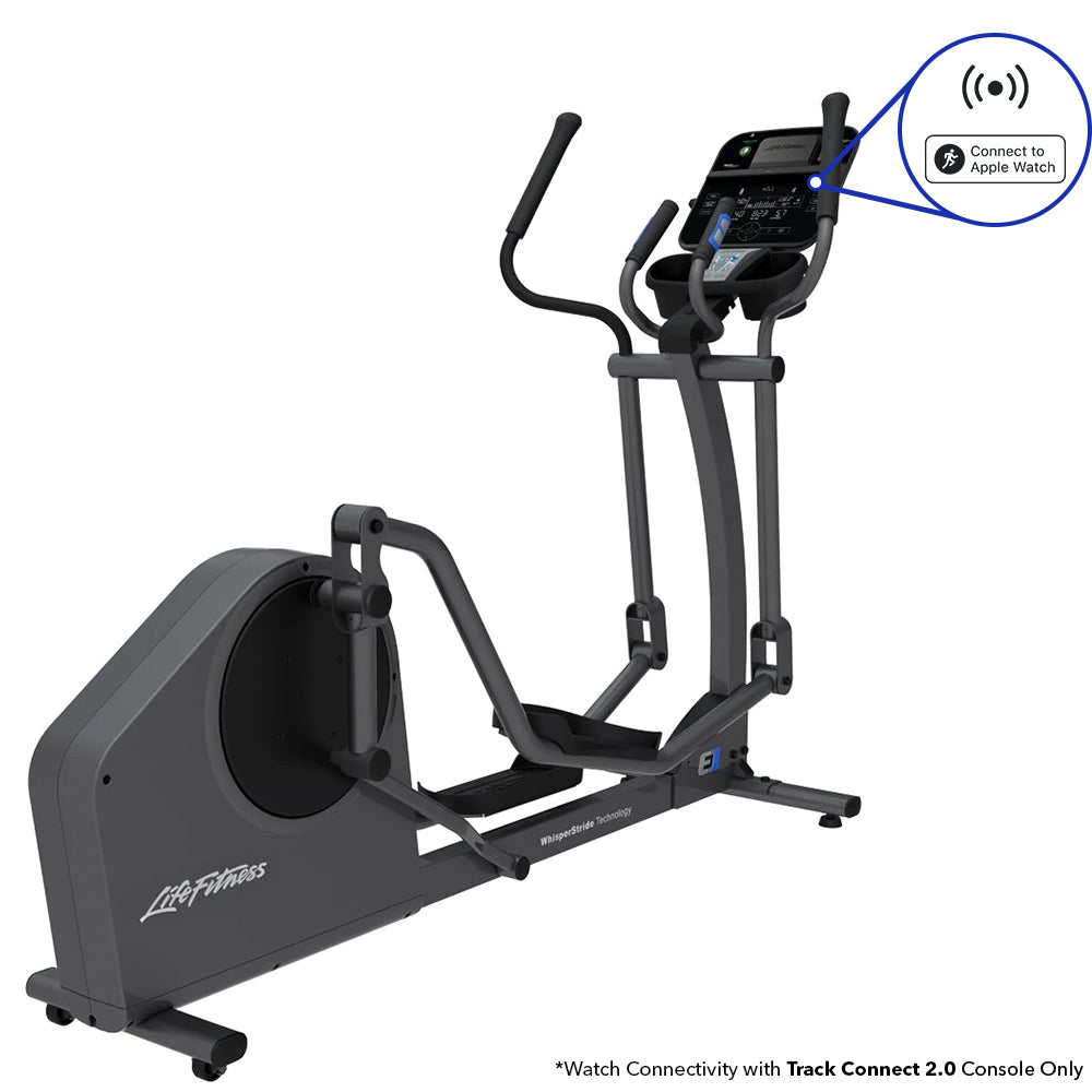 E1 Elliptical Cross-Trainer with Track Connect 2.0 Console; Connect with Apple Watch