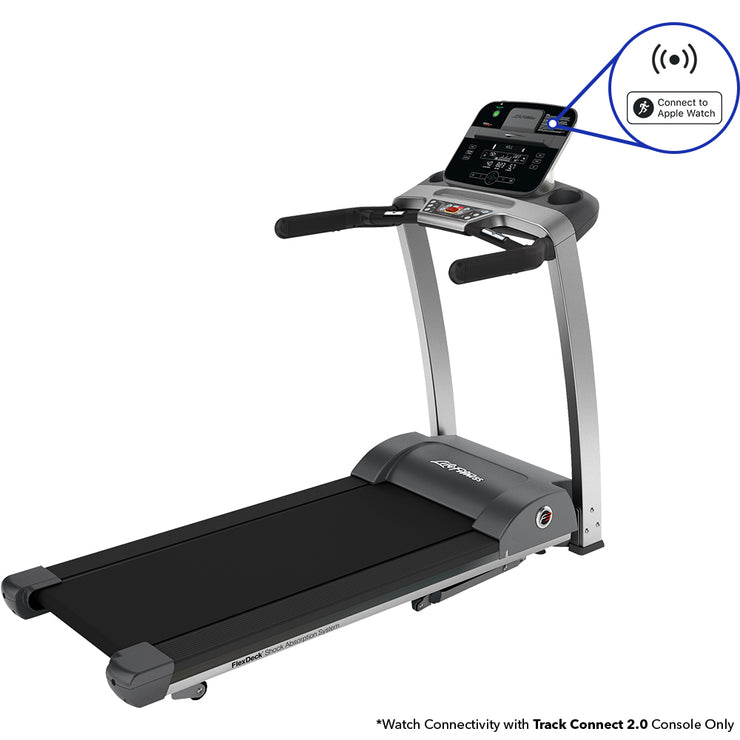F3 Folding Treadmill with Track Connect 2.0 Console; Connect to Apple Watch