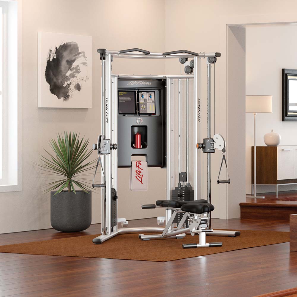 G7 Home Gym With Optional Bench, in a household setting 