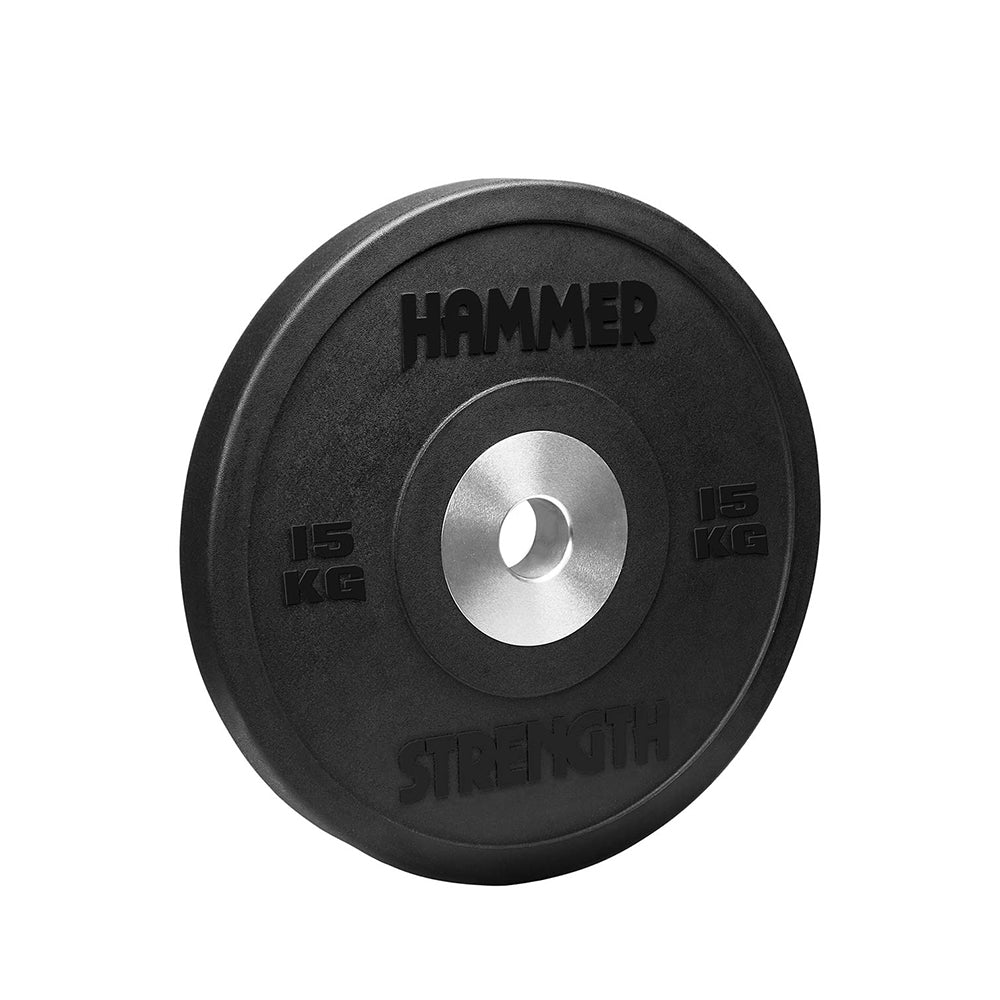Hammer Strength Premium Rubber Black Bumper - 15 kg - Outlet