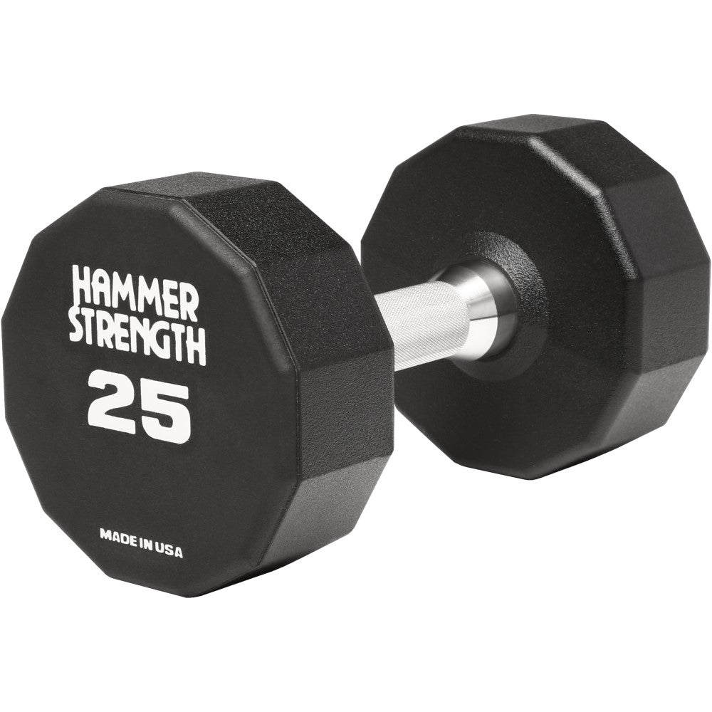 Hammer Strength 12-Sided Urethane Dumbbells - 25lbs