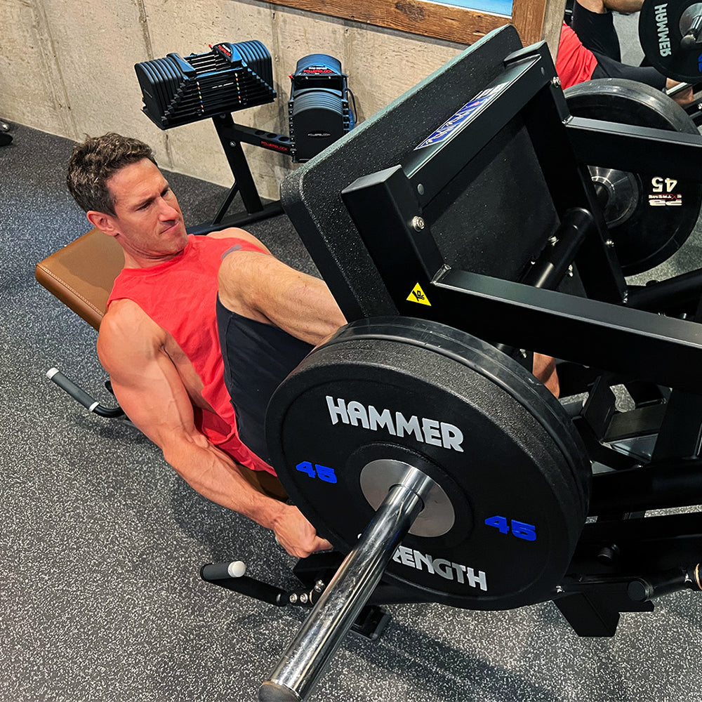 Hammer strength leg press price sale