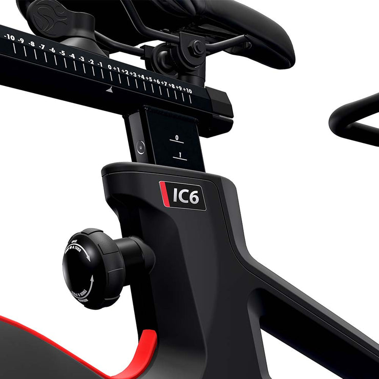 IC6 Indoor Cycle seat adjustments