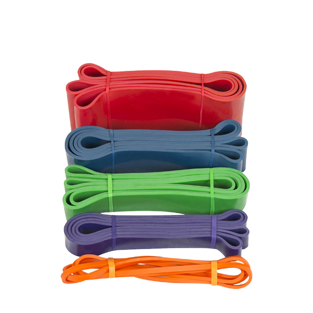 Power Bands, top to bottom by thickness: red, blue, green, purple, orange - Outlet