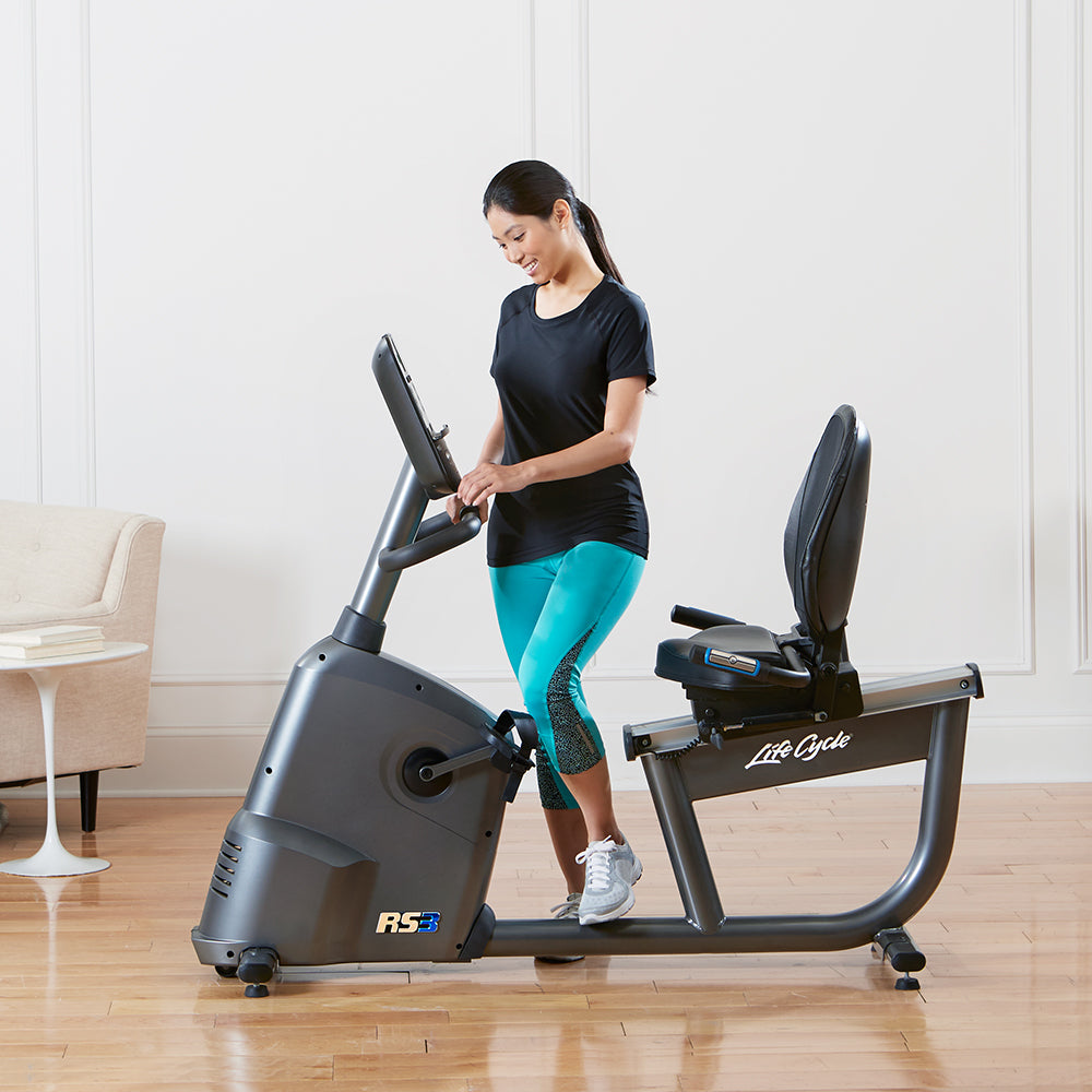 Life fitness recumbent online bike price