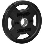 Hammer Strength Round Rubber Olympic Plate - 25 lbs