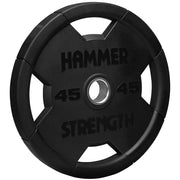 Hammer Strength Round Rubber Olympic Plate - 45 lbs